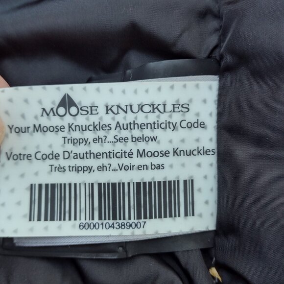 Moose Knuckles Gray Down Parka Coat Women’s Knee Length High Collar Warm - Picture 11 of 14